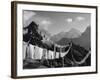 Prayer Flags, View From Gokyo Ri, 5483M, Gokyo, Sagarmatha National Park, Himalayas-Christian Kober-Framed Photographic Print