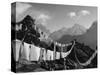 Prayer Flags, View From Gokyo Ri, 5483M, Gokyo, Sagarmatha National Park, Himalayas-Christian Kober-Stretched Canvas