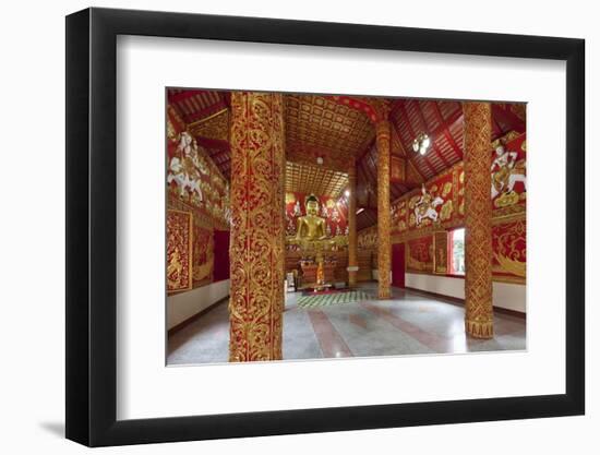 Prayer Hall of Wat Phra-Stuart Black-Framed Photographic Print