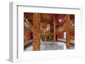 Prayer Hall of Wat Phra-Stuart Black-Framed Photographic Print