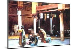 Prayer in a Mosque, 1892-Jean Leon Gerome-Mounted Giclee Print