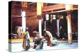 Prayer in a Mosque, 1892-Jean Leon Gerome-Stretched Canvas