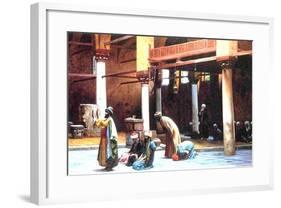 Prayer in a Mosque, 1892-Jean Leon Gerome-Framed Giclee Print