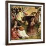 Prayer in Garden, Panel from the Wurzach Altarpiece, 1437-Hans Multscher-Framed Giclee Print