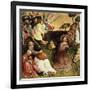 Prayer in Garden, Panel from the Wurzach Altarpiece, 1437-Hans Multscher-Framed Giclee Print