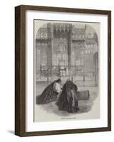 Prayer in the House of Lords-null-Framed Giclee Print