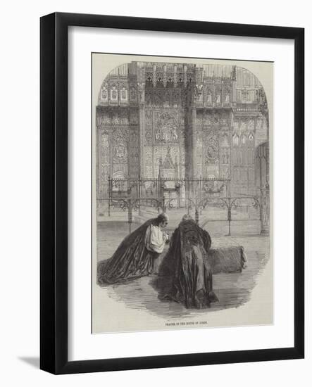 Prayer in the House of Lords-null-Framed Giclee Print