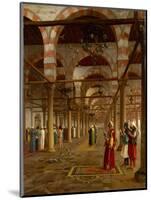 Prayer in the Mosque, 1871-Jean Leon Gerome-Mounted Giclee Print