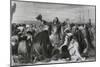 Prayer of Pilgrim Fathers Leaving Delfhaven-null-Mounted Giclee Print