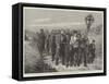 Prayer Procession for Rain in Germany-Johann Nepomuk Schonberg-Framed Stretched Canvas