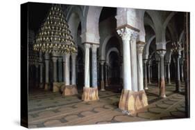 Prayer Room of the Great Mosque in Kairouan, 7th Century-CM Dixon-Stretched Canvas