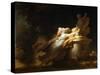 Prayer to Cupid-Jean-Honoré Fragonard-Stretched Canvas