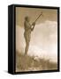 Prayer to the Mystery 1907 (Photo)-Edward Sheriff Curtis-Framed Stretched Canvas