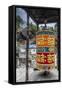 Prayer wheel along a trail, Phakding, Nepal.-Lee Klopfer-Framed Stretched Canvas