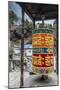 Prayer wheel along a trail, Phakding, Nepal.-Lee Klopfer-Mounted Photographic Print