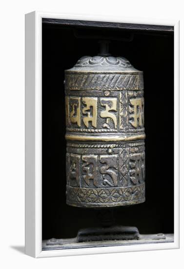 Prayer wheel, Golden Temple, Patan, Nepal-Godong-Framed Photographic Print