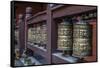 Prayer wheels, Bhaktapur, Kathmandu, Nepal.-Lee Klopfer-Framed Stretched Canvas