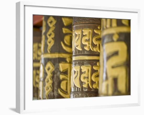 Prayer Wheels, Do-Drul Chorton, Gangtok, Sikkim, India-Jane Sweeney-Framed Photographic Print