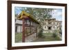 Prayer wheels in the gardens of Erdene Zuu Buddhist Monastery, Harhorin, South Hangay province, Mon-Francesco Vaninetti-Framed Photographic Print