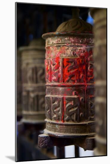 Prayer Wheels, Kathmandu, Nepal, Asia-Simon Montgomery-Mounted Photographic Print