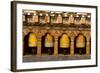 Prayer Wheels, Mani Wheel at Trongsa Dzong, Bhutan-Howie Garber-Framed Photographic Print