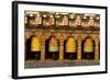 Prayer Wheels, Mani Wheel at Trongsa Dzong, Bhutan-Howie Garber-Framed Photographic Print