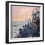 Prayers at the Scene of the Sinking of the Titanic, 1912-null-Framed Giclee Print