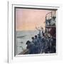 Prayers at the Scene of the Sinking of the Titanic, 1912-null-Framed Giclee Print