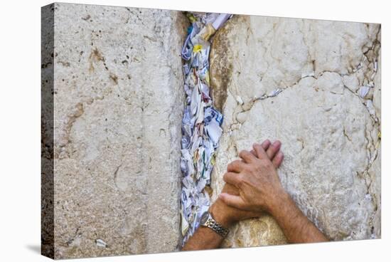 Prayers in the Western Wall-Jon Hicks-Stretched Canvas