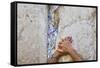 Prayers in the Western Wall-Jon Hicks-Framed Stretched Canvas