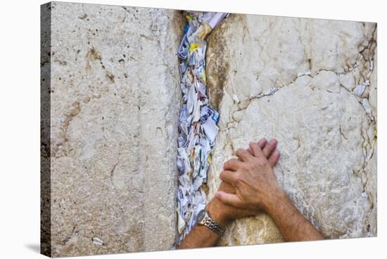 Prayers in the Western Wall-Jon Hicks-Stretched Canvas