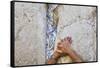 Prayers in the Western Wall-Jon Hicks-Framed Stretched Canvas