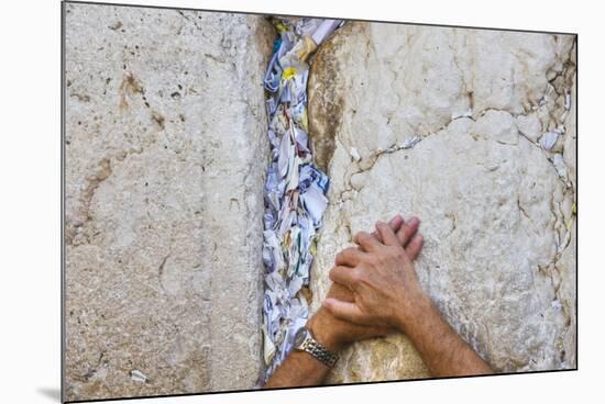 Prayers in the Western Wall-Jon Hicks-Mounted Photographic Print