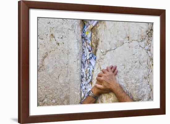 Prayers in the Western Wall-Jon Hicks-Framed Photographic Print