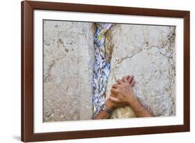 Prayers in the Western Wall-Jon Hicks-Framed Photographic Print