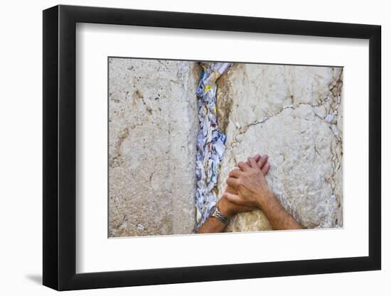 Prayers in the Western Wall-Jon Hicks-Framed Photographic Print