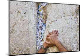 Prayers in the Western Wall-Jon Hicks-Mounted Photographic Print