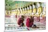 Prayers in U Min Thonze Pagoda-Berthold Dieckfoss-Mounted Giclee Print