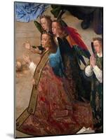 Praying angels. Detail of the central panel of the Portinari Altar, 1476-Hugo van der Goes-Mounted Giclee Print