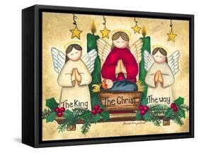 Praying Angels-Laurie Korsgaden-Framed Stretched Canvas