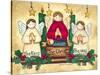 Praying Angels-Laurie Korsgaden-Stretched Canvas