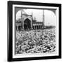 Praying at Jumma Musjid, Delhi, India, 1904-Underwood & Underwood-Framed Giclee Print