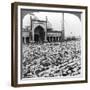 Praying at Jumma Musjid, Delhi, India, 1904-Underwood & Underwood-Framed Giclee Print