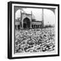 Praying at Jumma Musjid, Delhi, India, 1904-Underwood & Underwood-Framed Giclee Print