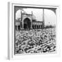 Praying at Jumma Musjid, Delhi, India, 1904-Underwood & Underwood-Framed Giclee Print