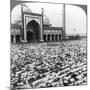 Praying at Jumma Musjid, Delhi, India, 1904-Underwood & Underwood-Mounted Giclee Print