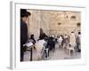 Praying at the Western (Wailing) Wall, Old Walled City, Jerusalem, Israel, Middle East-Christian Kober-Framed Photographic Print