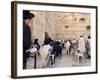 Praying at the Western (Wailing) Wall, Old Walled City, Jerusalem, Israel, Middle East-Christian Kober-Framed Photographic Print