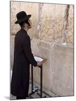 Praying at the Western (Wailing) Wall, Old Walled City, Jerusalem, Israel, Middle East-Christian Kober-Mounted Photographic Print