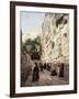 Praying at the Western Wall, Jerusalem-Gustave Bauernfeind-Framed Giclee Print